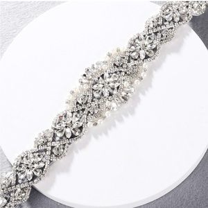 Rhinestone dress belt